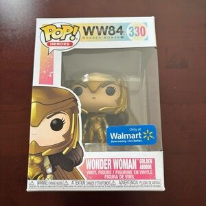 Funko Pop! Wonder Woman Golden Armor Vinyl Figure 330 NWT